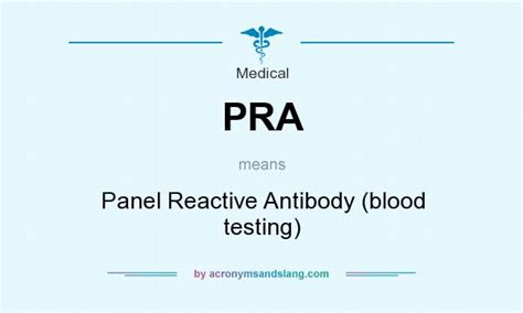 pra meaning medical